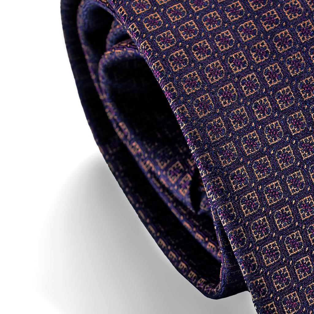 Luxury Micro-Pattern Silk Tie