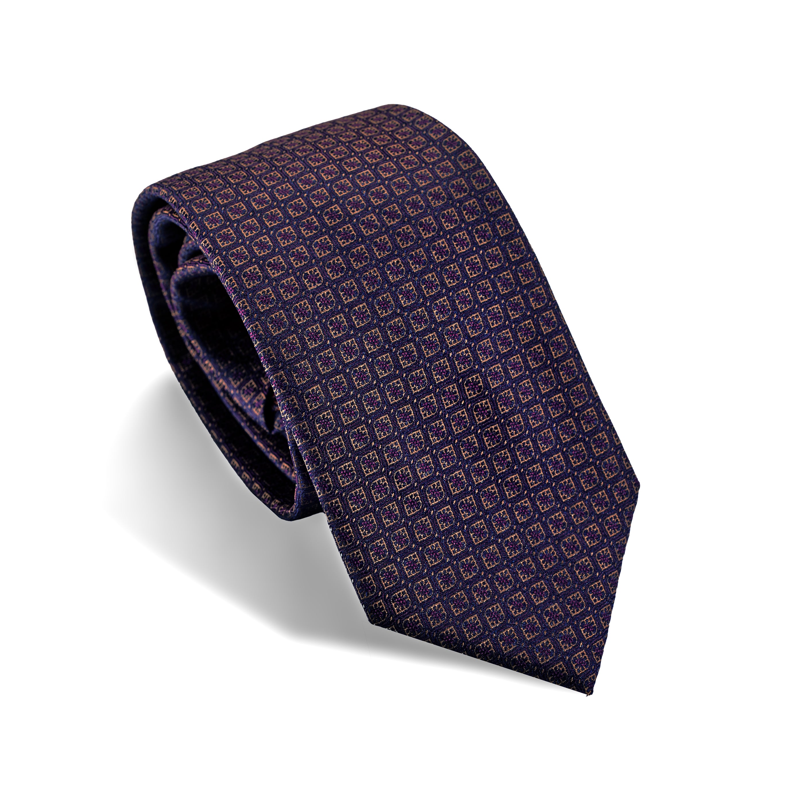 Luxury Micro-Pattern Silk Tie